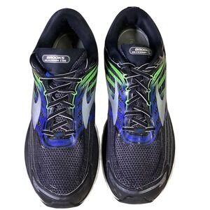 Brooks Men's Glycerin 15 Size 13D Running Shoes Black Blue Green -Comfort